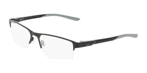Nike 8159 Eyeglasses / Matte Black/Smoke Grey / Size 57