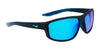 Nike BRAZEN FUEL DJ0803 Sunglasses | Size 62 / Matte Space Blue/Grey-Turq
