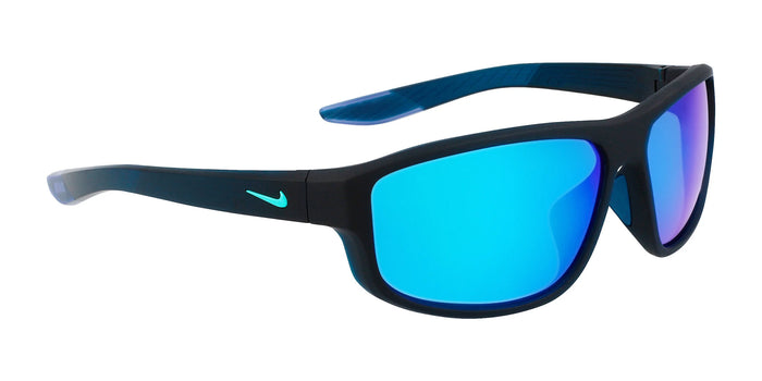 Nike BRAZEN FUEL DJ0803 Sunglasses | Size 62 / Matte Space Blue / Grey-Turq