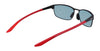 Nike MODERN METAL DZ7366 Sunglasses | Size 58 / Satin Black/Red Mirror