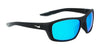 Nike BRAZEN BOOST FJ1978 Sunglasses | Size 57 / Matte Black/Grey/Blue