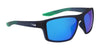 Nike BRAZEN FURY FJ2264 Sunglasses | Size 60 / Matte Midnight Navy/Turq Mirro