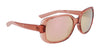 Nike AUDACIOUS FD5094 Sunglasses | Size 54 / Fossil Rose/Rose Gold Mirror