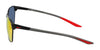 Nike METAL FUSION FV2381 Sunglasses | Size 55 / Satin Black/Red Mirror
