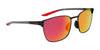 Nike METAL FUSION FV2381 Sunglasses | Size 55 / Satin Black/Red Mirror