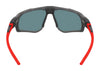Nike FLYFREE FV2391 Sunglasses | Size 59 / Matt Anthracte/Red Mir/Clear