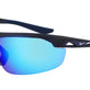 Matte Obsidian / Blue Mirror