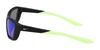 Nike BRAZER FV2401 Sunglasses | Size 54 / Matte Black/Green Mirror