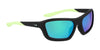 Nike BRAZER FV2401 Sunglasses | Size 54 / Matte Black/Green Mirror