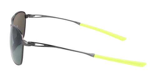 Nike ACE DRIVER EV24010 Sunglasses / Size 56 / Satin Gunmetal/Polar Green