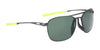 Nike ACE DRIVER EV24010 Sunglasses | Size 56 / Satin Gunmetal/Polar Green