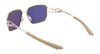 Nike VEIL PRISM EV24049 Sunglasses | Size 57 / Gold/Silver Mir/Gold Mir