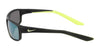 Nike RABID 22 JR IF1054X Sunglasses | Size 55 / Matte Black/Infrared Mirror