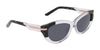 Nike CRESCENT FAWN IH0918X Sunglasses | Size 55 / Black/Grey