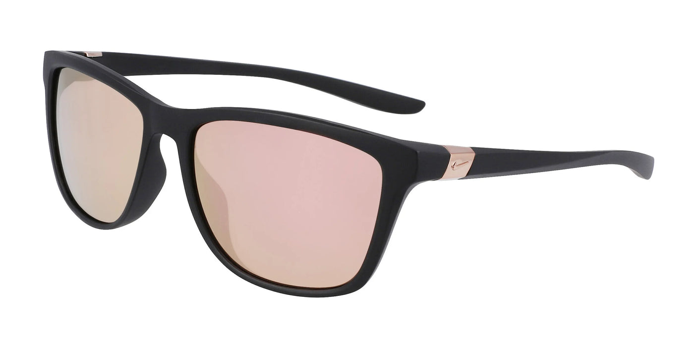 Nike CITY ICON DJ0889 Sunglasses Matte Black / Rose Gold Mirror