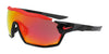 Nike SHOW X RUSH DZ7370 Sunglasses | Size 58 / Black/Red Mirror