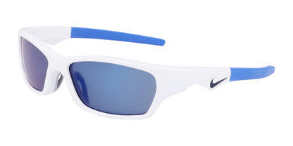 Nike JOLT DZ7379 Sunglasses White / Blue Mirror