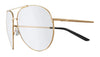 Nike CHANCE BL FB9688 Eyeglasses | Size 61 / Gold/Blue Light