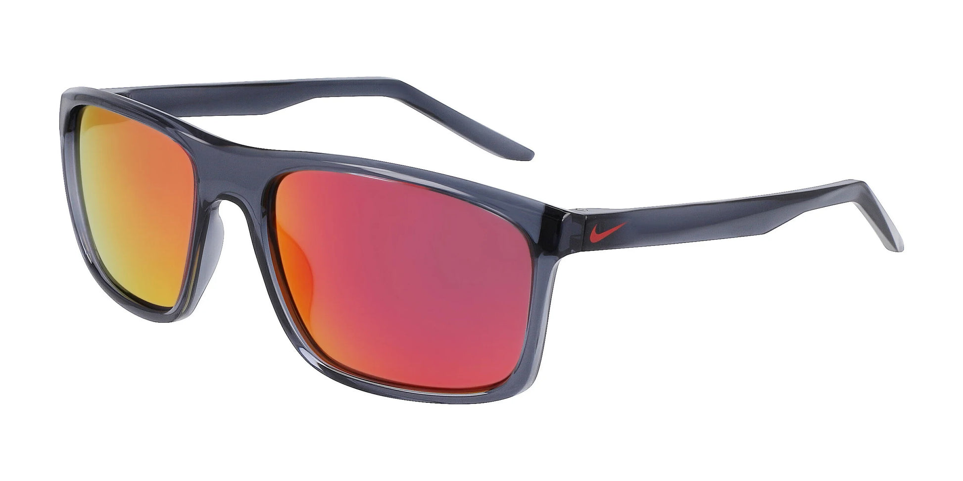 Nike FIRE FD1818 Sunglasses Dark Grey / Polar Red Flash