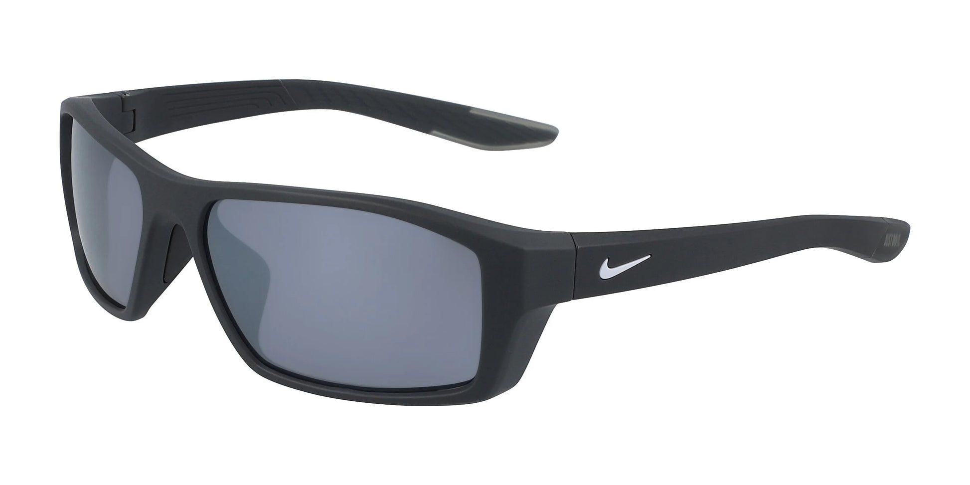 Nike BRAZEN SHADOW FJ1985 Sunglasses Matte Anthracite / Grey W Silver