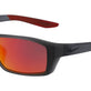 Matte Dark Grey/Black/Red Mirr