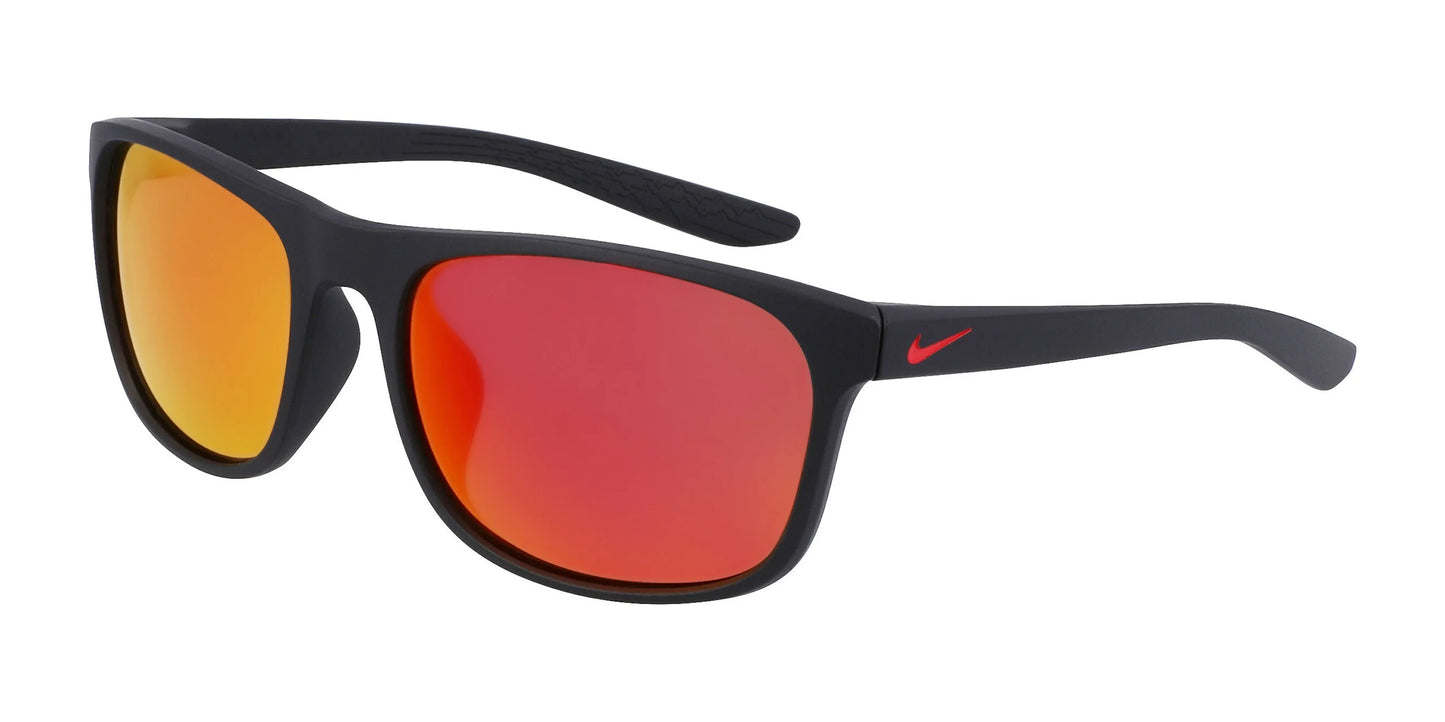 Nike ENDURE FJ2198 Sunglasses Matte Black / Red Mirror