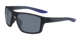 Nike BRAZEN FURY FJ2259 Sunglasses Matte Dark Grey / Silver Flas