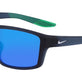 Matte Midnight Navy / Turq Mirro