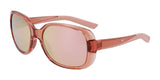 Nike AUDACIOUS FD5094 Sunglasses Fossil Rose / Rose Gold Mirror