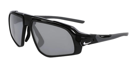 Nike FLYFREE FV2387 Sunglasses Black / Silver Flash / Volt