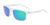Nike FIRE FD1819 Sunglasses | Size 58 / Clear/Polar Green Mirror