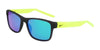 Nike LIVEFREE CLASSIC EV24011 Sunglasses | Size 53 / Matte Gridiron/Green Mirror