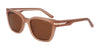 Nike CRESCENT II EV24018 Sunglasses | Size 52 / Milky Mink/Brown