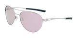 Nike ACE DRIVER I EV24042 Sunglasses Satin Silver / Course Tint