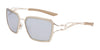 Nike VEIL PRISM EV24049 Sunglasses | Size 57 / Gold/Silver Mir/Gold Mir