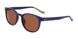 Nike TEMPER FLOW IF1101X Sunglasses Blue Void / Brown