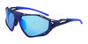 Nike ZEUS RISE IF1120X Sunglasses | Size 63 / Matte Void Blue/Blue Mirror