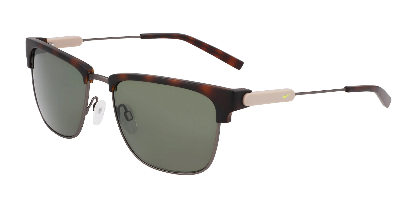 Nike ESSENCE GROOVE IF1092X Sunglasses Matte Tortoise / Green