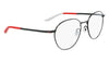 Nike 6079AF Eyeglasses / Black / University Red / Size 54