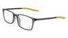 Nike 7282 Eyeglasses / Dark Grey / Saffron Quartz / Size 52