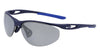 Nike AERIAL DZ7352 Sunglasses / Matte Midnight Navy / Slvr Flash / Size 69