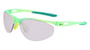Nike AERIAL DZ7353 Sunglasses / Matte Volt / Chrome Mirror / Size 69