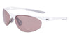 Nike AERIAL DZ7353 Sunglasses / White / Road Tint / Size 69