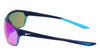 Nike CLASH DD1225 Sunglasses / Midnight Navy / Turq Mirror / Size 70