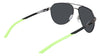 Nike CLUB NINE DQ0799 Sunglasses / Satin Black / Dark Grey / Size 60