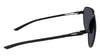 Nike CLUB NINE DQ0799 Sunglasses / Satin Black / Dark Grey / Size 60