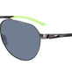 Satin Gunmetal / Grey Slvr