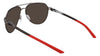 Nike CLUB NINE DQ0922 Sunglasses / Satin Gunmetal / Polar Bwn Orage / Size 60