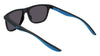 Nike FLO DQ0866 Sunglasses / Black / Grey / Super Blue / Size 55