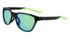 Nike MAVERICK RISE DQ0870 Sunglasses / Matte Black / Grey / Green / Size 56